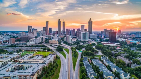 Atlanta skyline.