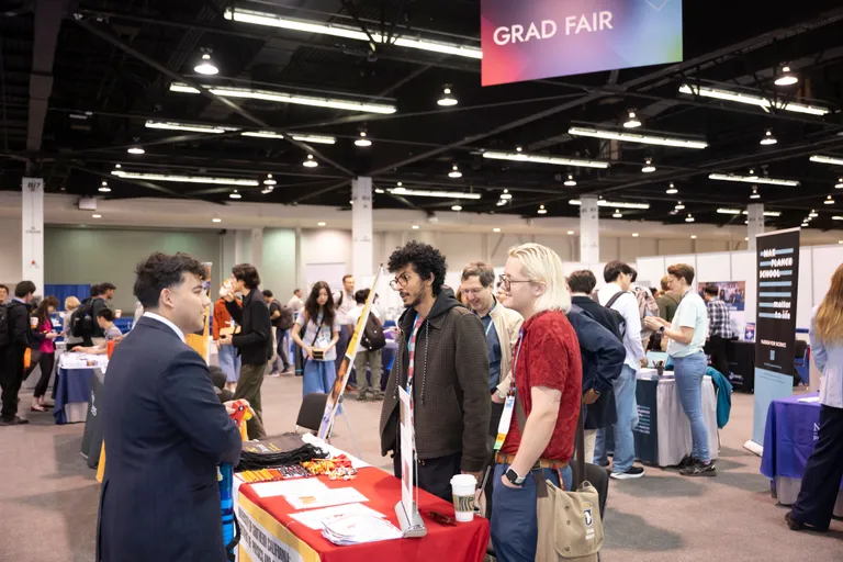 Students at the Career Fair at the APS Global Physics Summit 2025